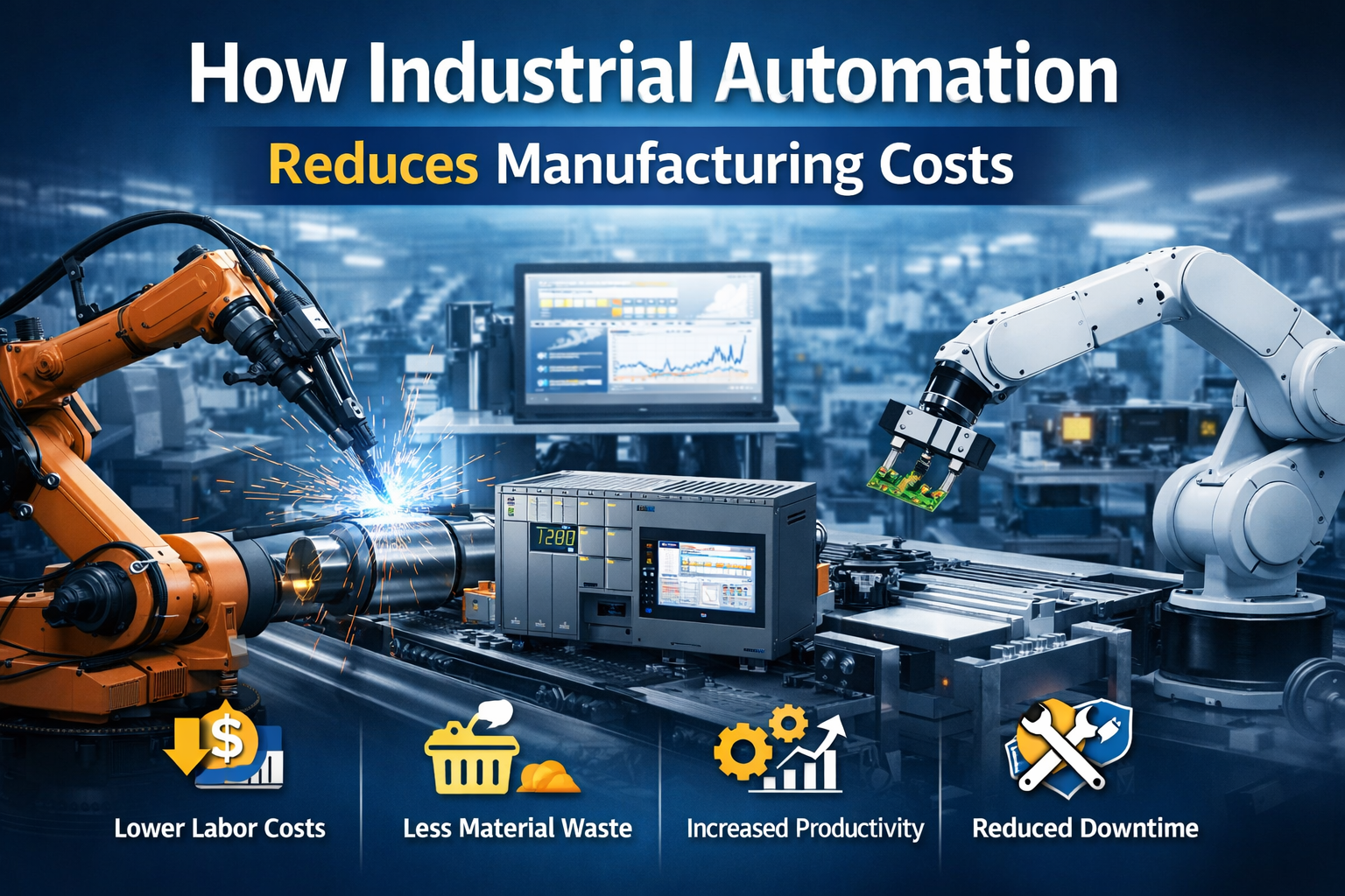 How Industrial Automation Reduces Manufacturing Costs